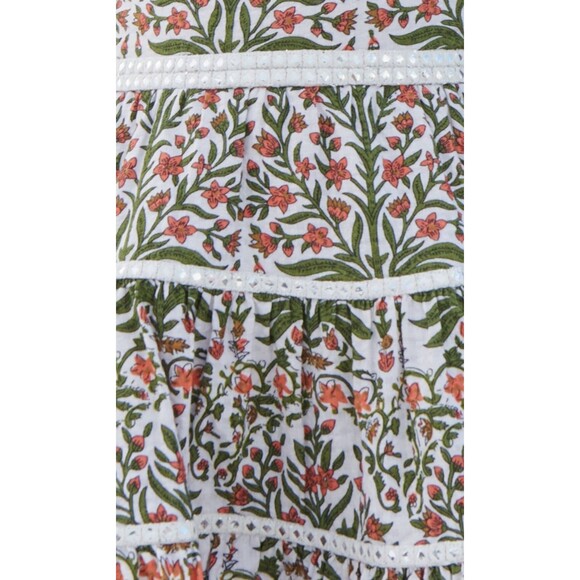 Saylor Anthropologie Campbell Mini Dress Poppy Fields Block Printed S New 282089 - Picture 5 of 10